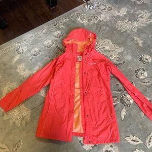 Coral colour Columbia WindBreaker Women’s M